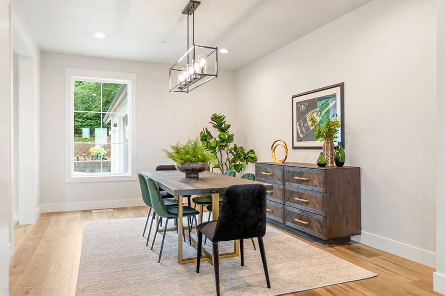 The Lily Custom Home Dining Room