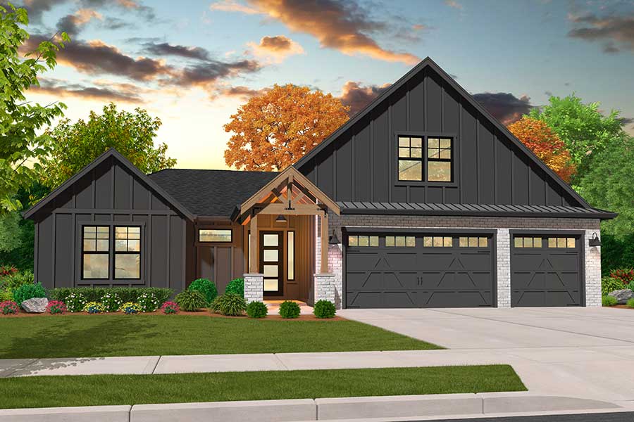 rendering of the Greenfield by Generation Homes NW