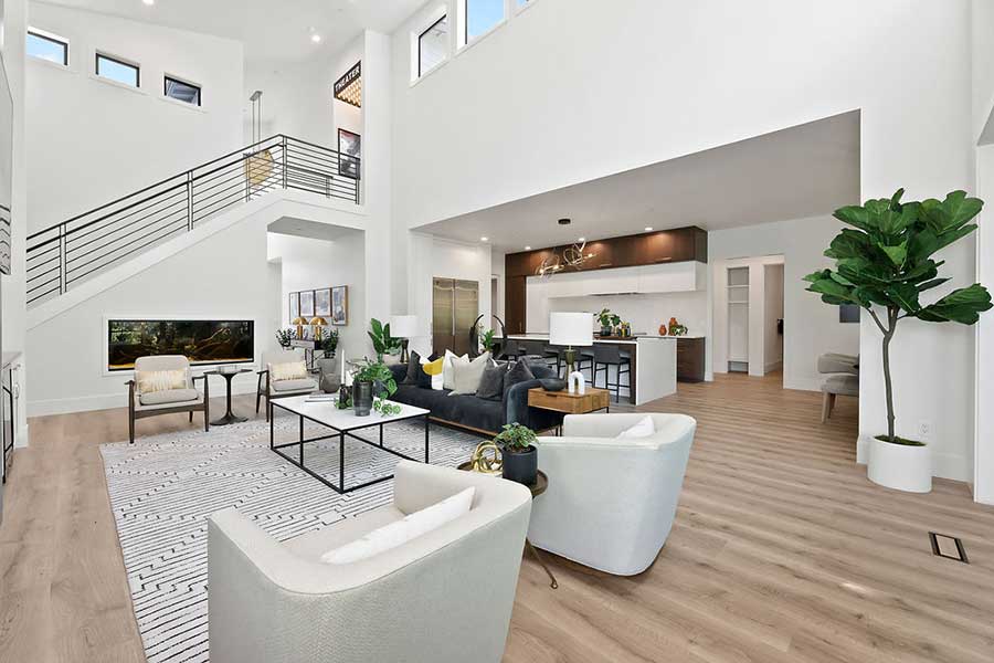 Fusion Oasis Custom Home Living Room