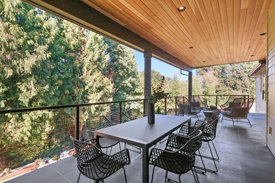 Fusion Oasis Custom Home Upper Deck