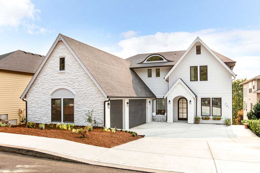 The Lily Custom Home Front Exterior